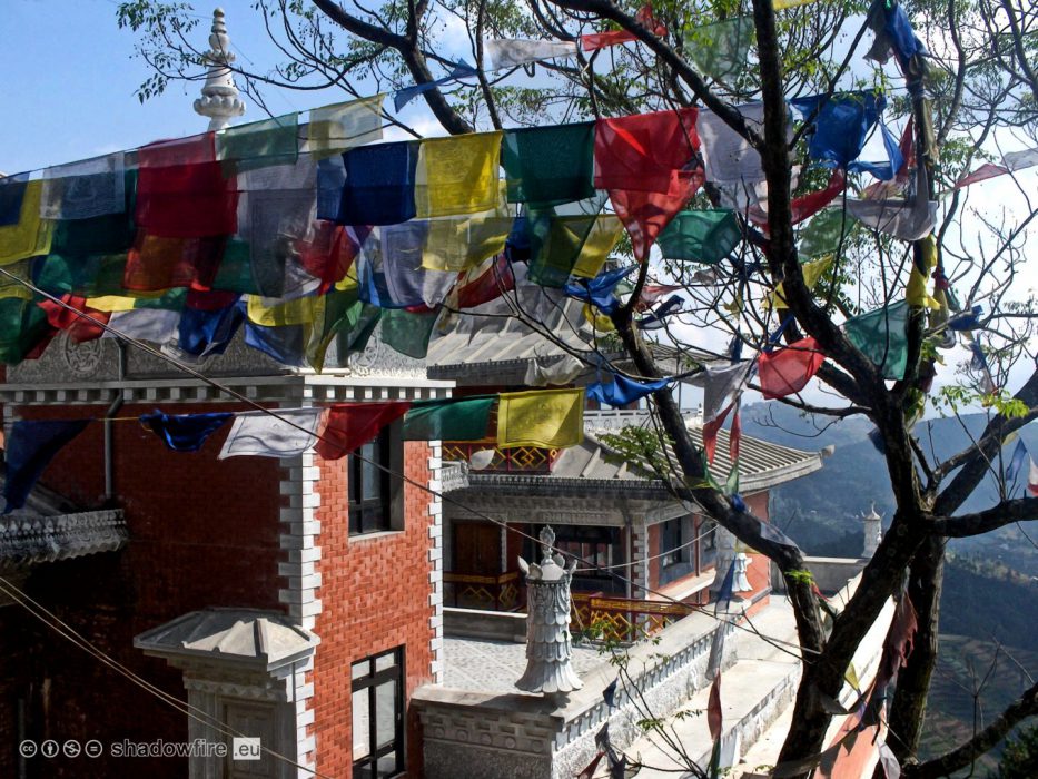 Nepal, Punauti, Dhulikhel, Namo Buddha, Thrangu Tashi Yangtse Monastery